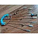 shop handmade stone and metal dream catcher - hangings