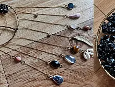 Summer Solstice ~ Stone Dreamcatcher - 15B