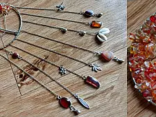 Summer Solstice ~ Stone Dreamcatcher (20B)