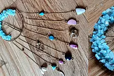 Summer Solstice ~ Stone Dreamcatcher - 2B