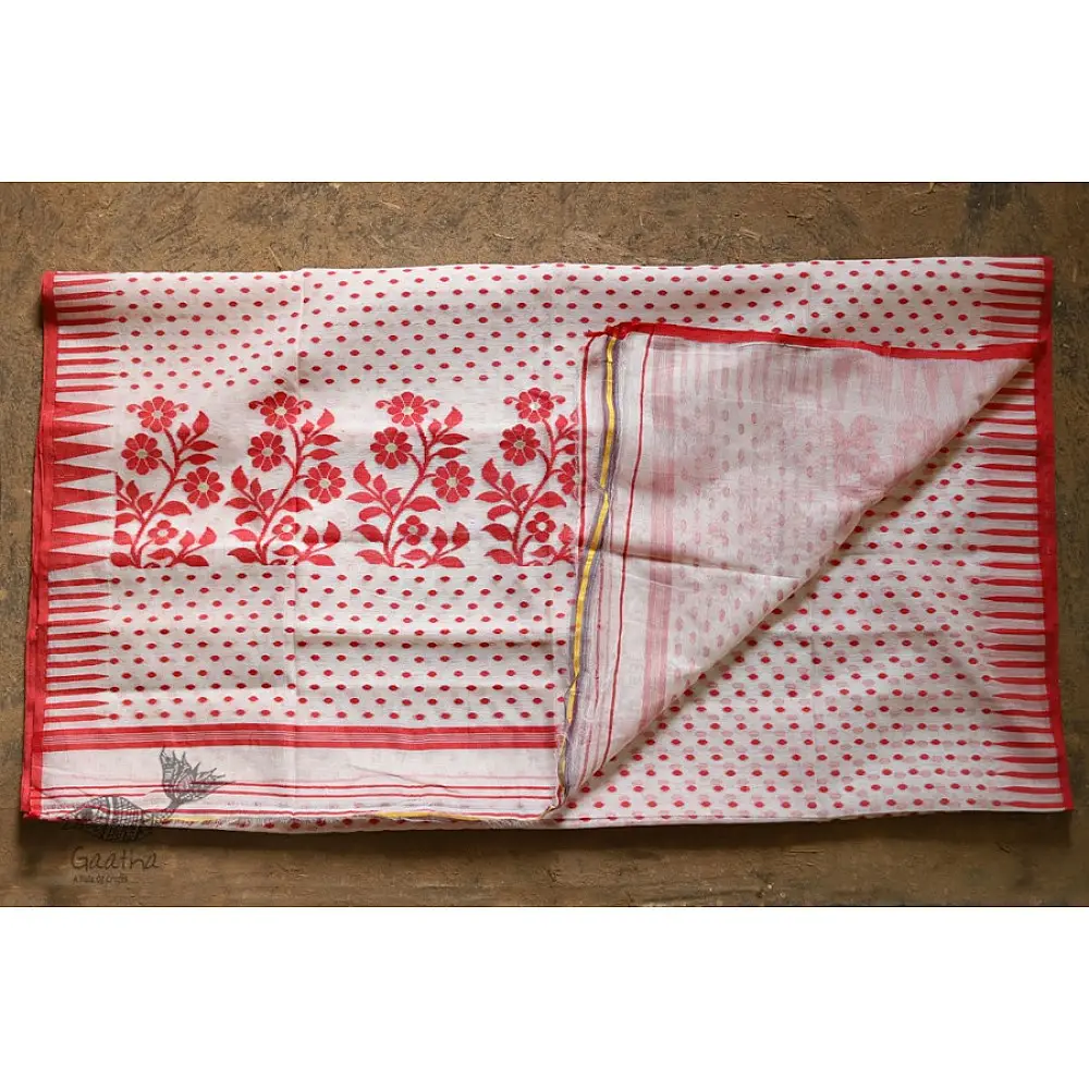 देबजानी ▦ Jacquard Handloom ▦ Jamdani Saree ~ 09