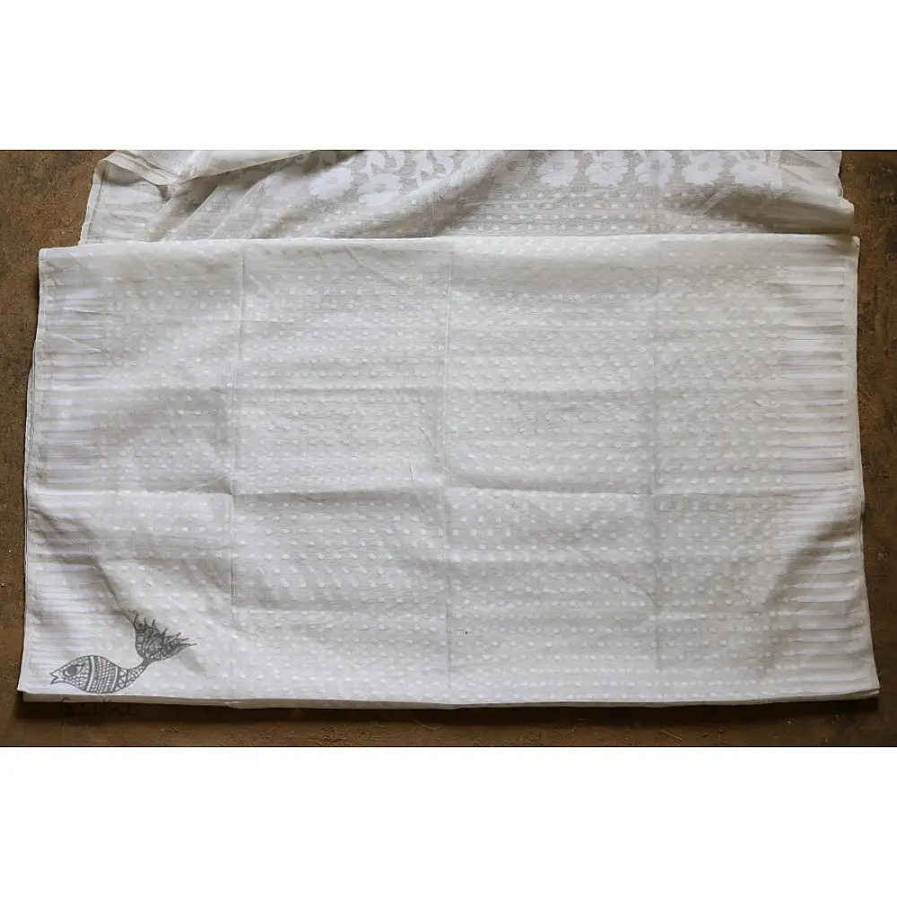 देबजानी ▦ Jacquard Handloom ▦ Jamdani Saree ~ 26