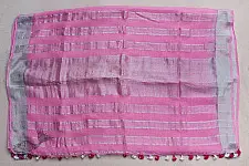 Tulsi . तुलसी ✽ Handloom Linen Saree ✽ 7