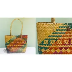 Kreo ~ Water Hyacinth Bag - Mekong Tote Bag