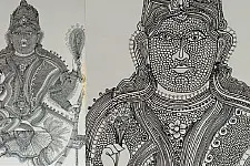 Surpur Art - Painting - Laxmi