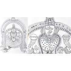Surpur Art - Painting Of Indian Goddess 