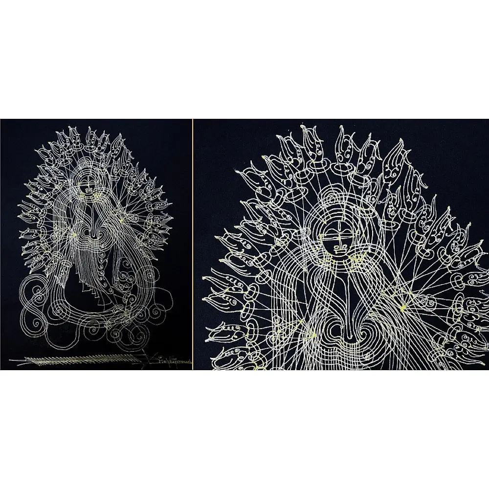 shop Surpur Art Painting - Durga Mata