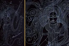Surpur Art -| God Krishna Flying Life of Tree