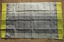 मलय ✽ Handloom Cotton Zari Saree With Buti ✽ 1