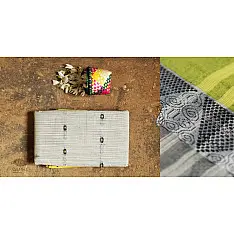 मलय ✽ Handloom Cotton Zari Saree With Buti ✽ 1