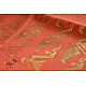 Jacquard Hand loom Dhakai Zari Jamdani Saree - Peach Orange