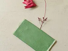 Mountain Loom ✜ Handloom Cotton Scarf - Light Green