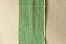 Mountain Loom ✜ Handloom Cotton Scarf - Light Green
