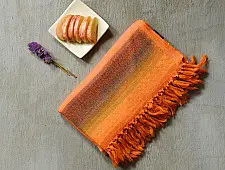 Falguni | Handloom Himalayan Woolen Orange Stole