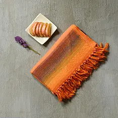 Falguni | Handloom Himalayan Woolen Orange Stole