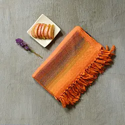 Falguni | Handloom Himalayan Woolen Orange Stole