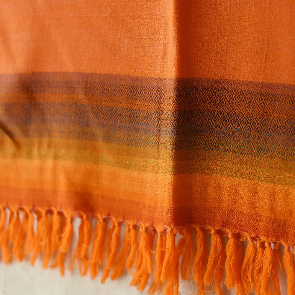 Shop Himalayan Handloom Woolen Orange Stole