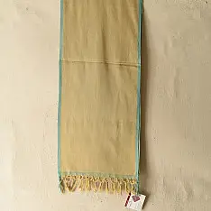 Mountain Loom ✜ Pure Cotton Handloom Scarf - Beige