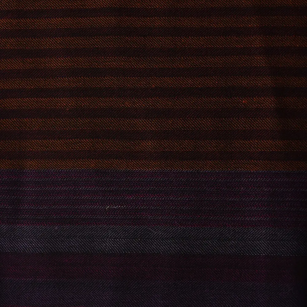 Shop Himalayan Handloom Woolen Stole - Black Stripes