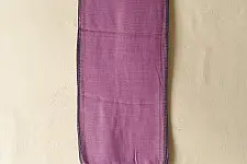 Mountain Loom ✜ Handwoven Cotton Scarf - Purple