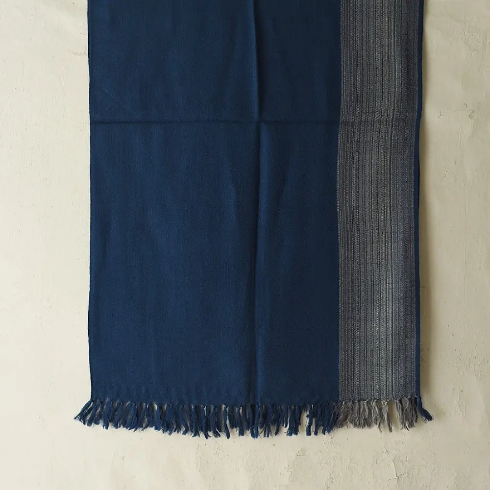 Shop Himalayan Handloom Woolen Blue Stole