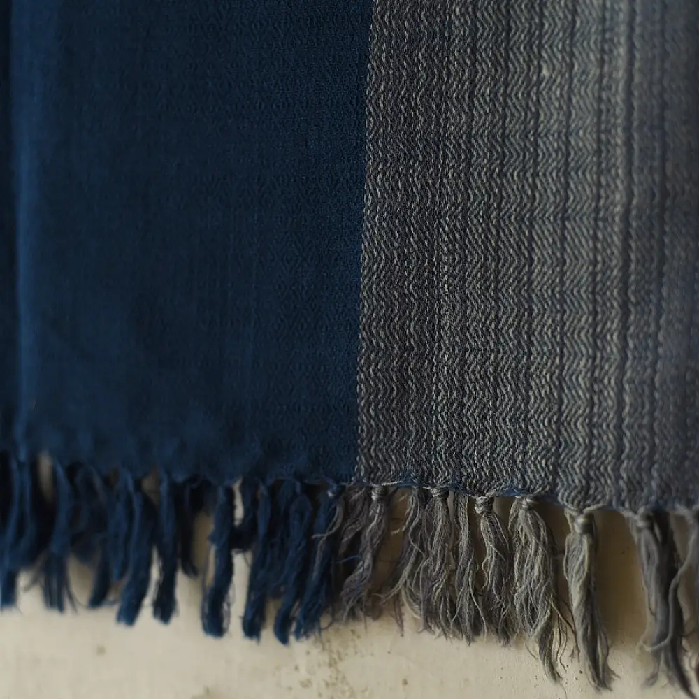 Shop Himalayan Handloom Woolen Blue Stole