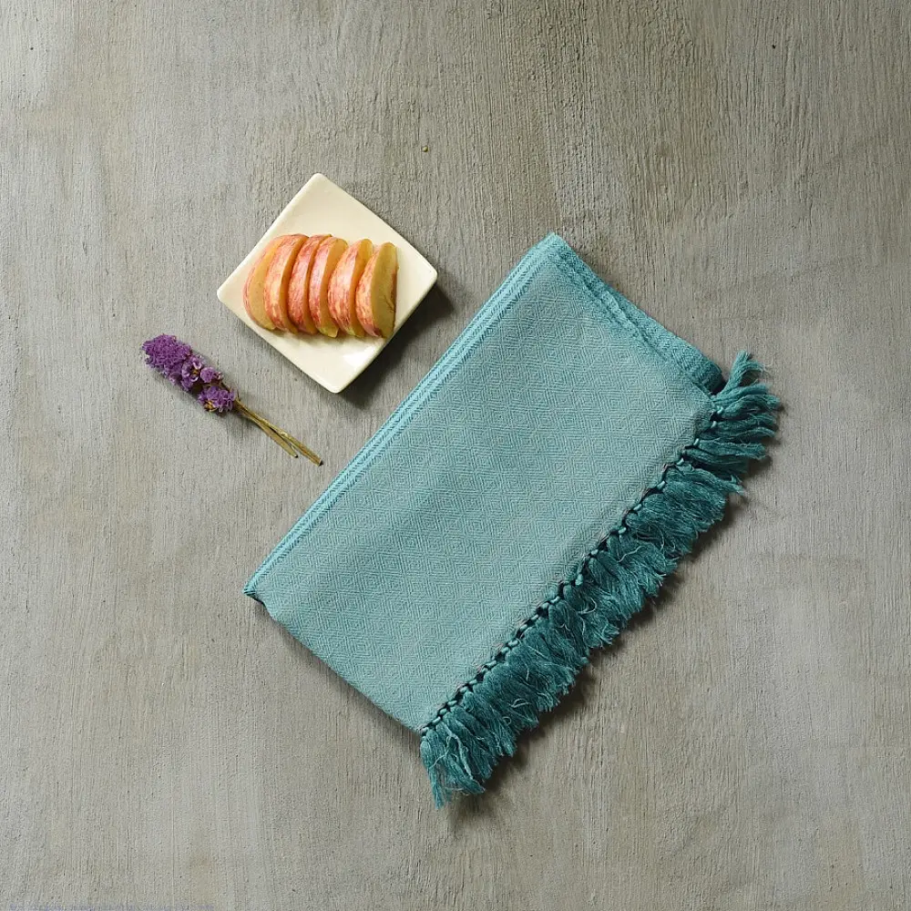 Shop Himalayan Handloom Woolen Stole ~ Green Stripe