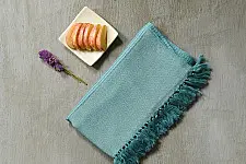 Falguni | Handloom Himalayan Woolen Stole ~ Green Stripe