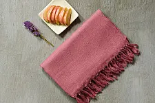 Falguni | Handloom Himalayan Woolen Stole ~ Dusky Rose Pink