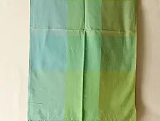 Mountain Loom ✜ Handloom Cotton Stole - Green Shaded