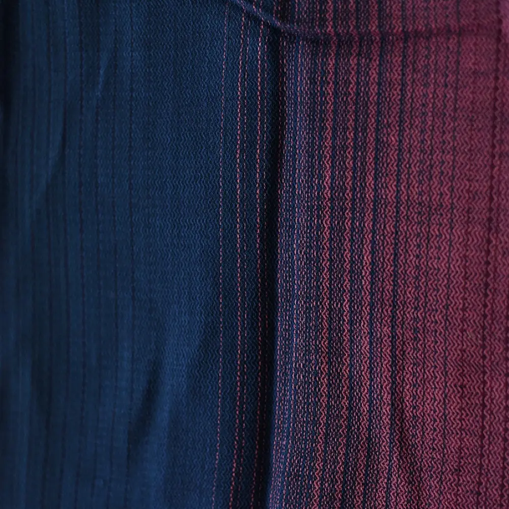 Shop Falguni | Handloom Himalayan Woolen Stole ~ Navy Blue & Purple Shaded