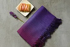 Falguni | Handloom Himalayan Woolen Stole ~ Purple Shaded