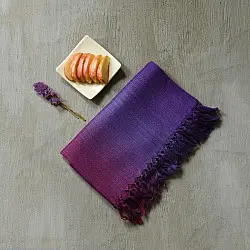Falguni | Handloom Himalayan Woolen Stole ~ Purple Shaded