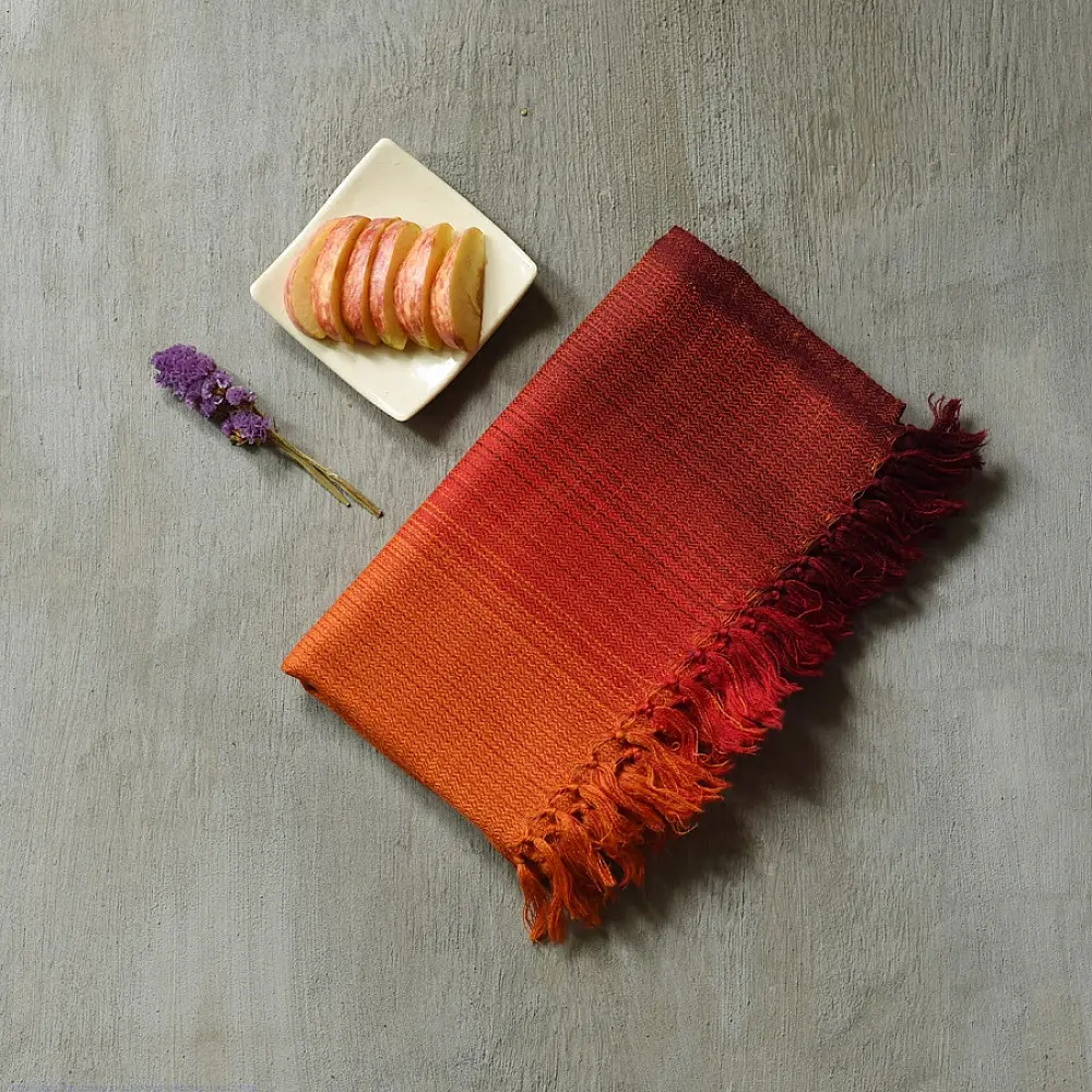 Shop Himalayan Handloom Woolen Stole ~ Fire Shades
