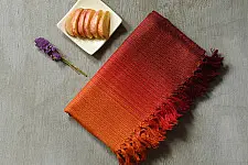 Falguni | Handloom Himalayan Woolen Stole ~ Fire Shades