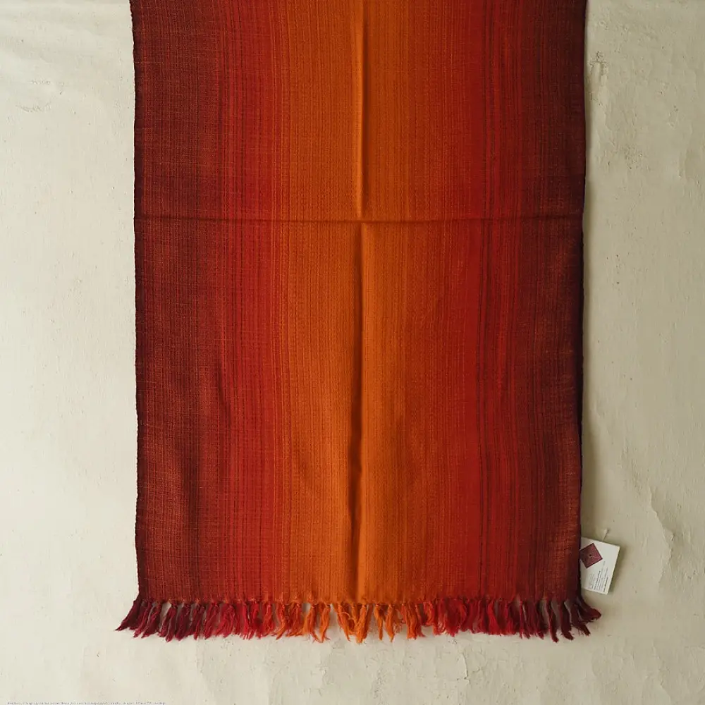 Shop Himalayan Handloom Woolen Stole ~ Fire Shades