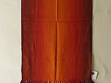 Falguni | Handloom Himalayan Woolen Stole ~ Fire Shades
