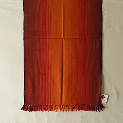 Falguni | Handloom Himalayan Woolen Stole ~ Fire Shades