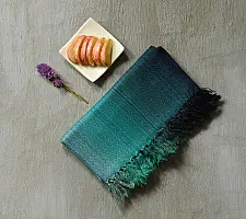 Falguni | Handloom Himalayan Woolen Stole ~ Teal Green