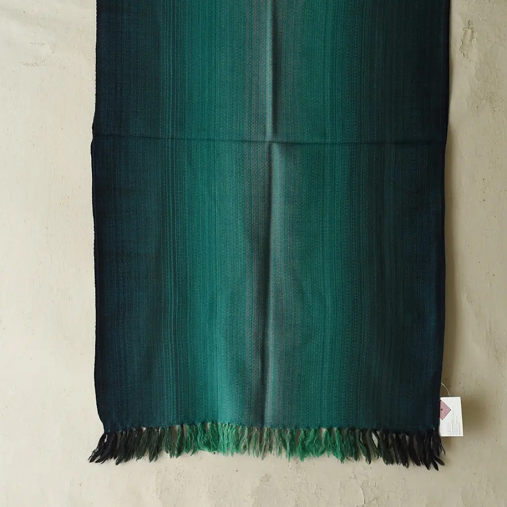 Shop Himalayan Handloom Woolen Teal Green stole