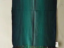 Falguni | Handloom Himalayan Woolen Stole ~ Teal Green