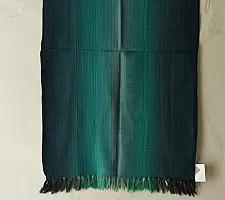 Falguni | Handloom Himalayan Woolen Stole ~ Teal Green