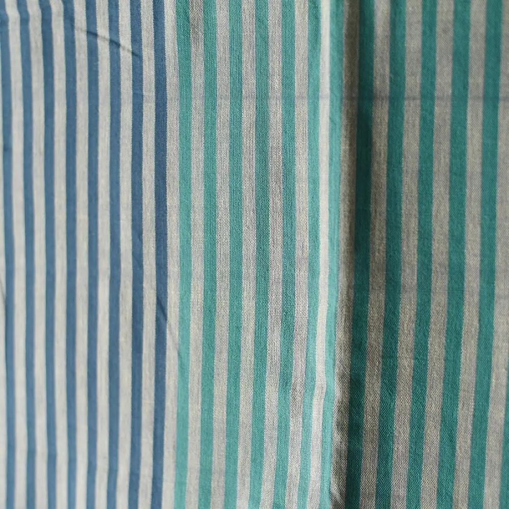 Buy Himalayan Handloom Cotton Stole Blue Stipes
