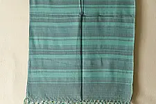 Mountain Loom ✜ Handloom Cotton Stole - Green