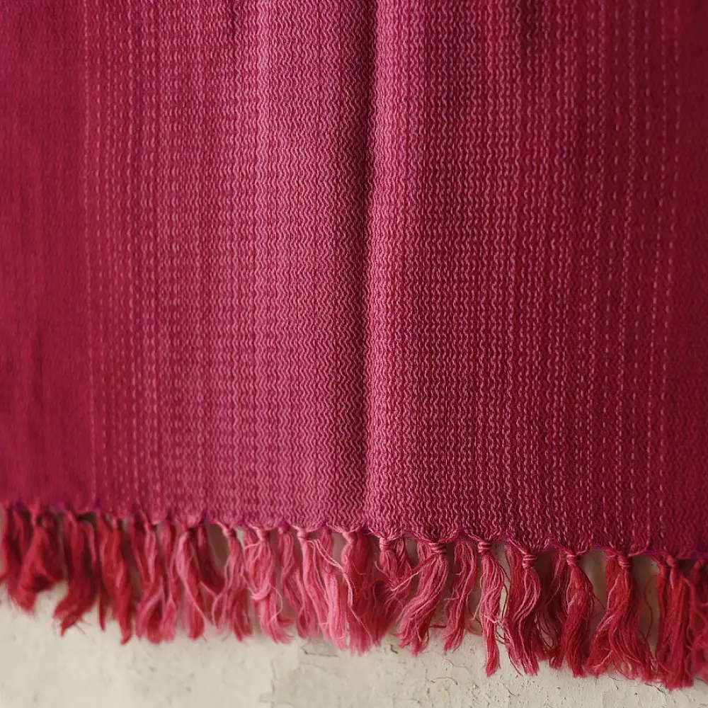 Shop Himalayan Handloom Woolen Stole ~ Pink Shaded