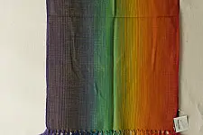 Falguni | Handloom Himalayan Woolen Stole ~ Rainbow Shaded