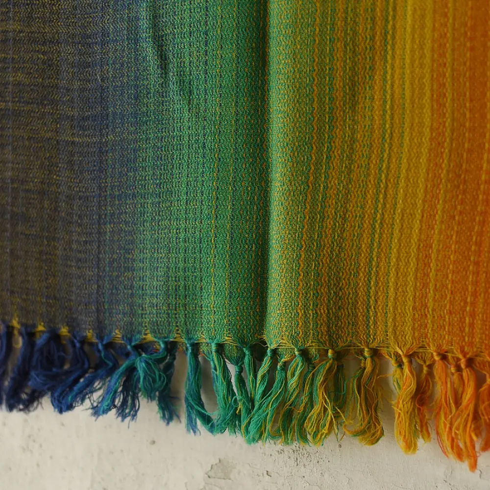 Shop Himalayan Handloom Woolen Rainbow Shaded Stole