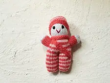 Guppy | Himalayan Knitted Woolen Soft Toy - Doll (Four Color Options)