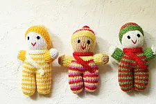 Guppy | Himalayan Knitted Woolen Soft Toy - Doll (Four Color Options)