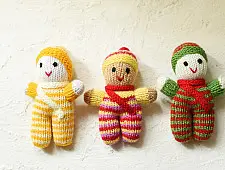 Guppy | Himalayan Knitted Woolen Soft Toy - Doll (Four Color Options)